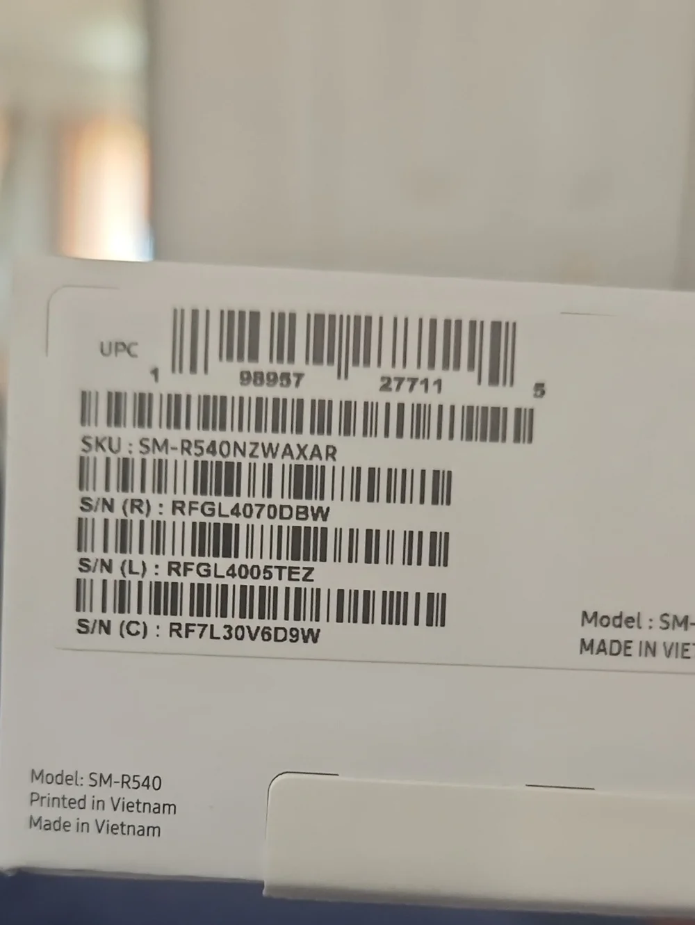 Samsung Galaxy Buds4 - White